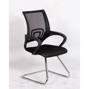 Black Fabric Conference & Visitor’s Chair (BP421-1)