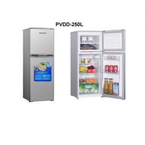 Polystar 250L Double Door Refrigerator - Fridge & Freezer