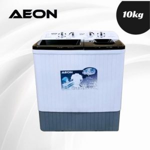 Aeon 10KG TWIN TUB WASHING MACHINE- WASH/SPIN/DRAIN