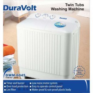 Duravolt High Quality 6KG Double Tubs Washing Machine DWM-6045