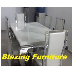 Exclusive Marble Dinning With 6 Chairs
